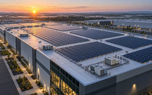 Illustrative commercial solar application