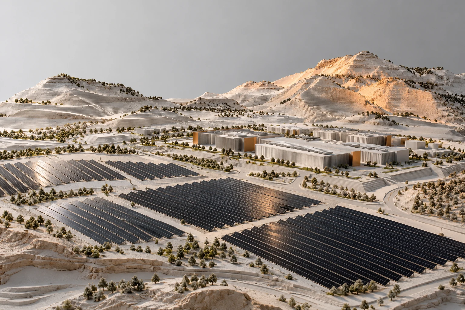 Fictional utility and compute campus concept