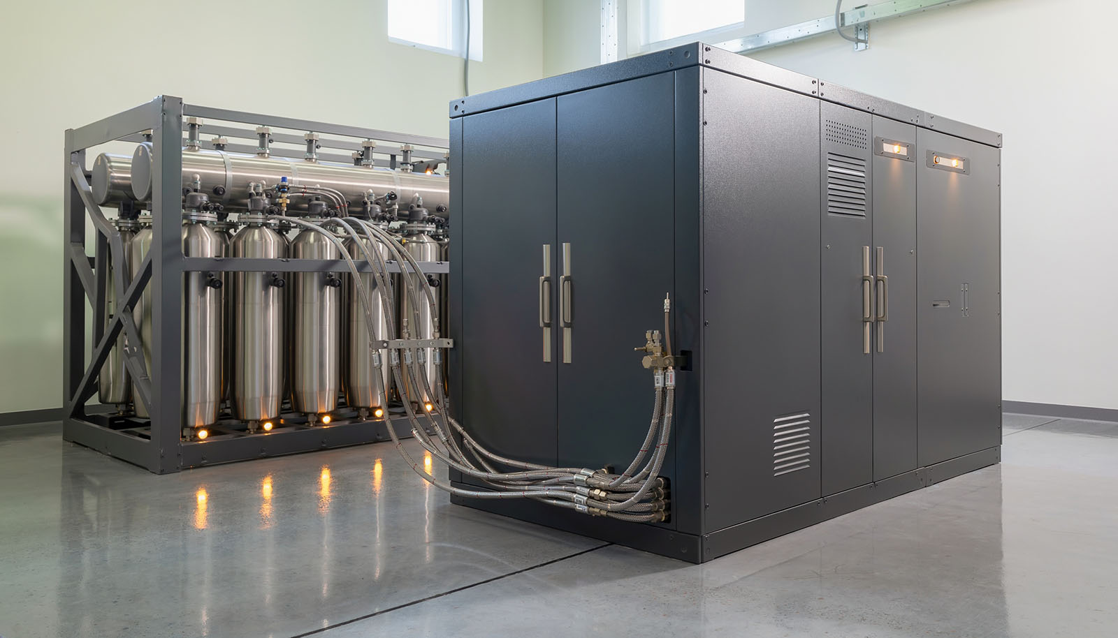 Energy storage application concept, not a released model or completed project
