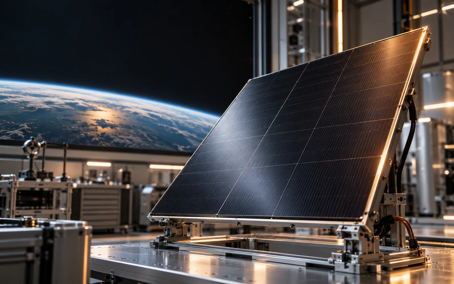 Photorealistic Selenium solar-module concept in a laboratory