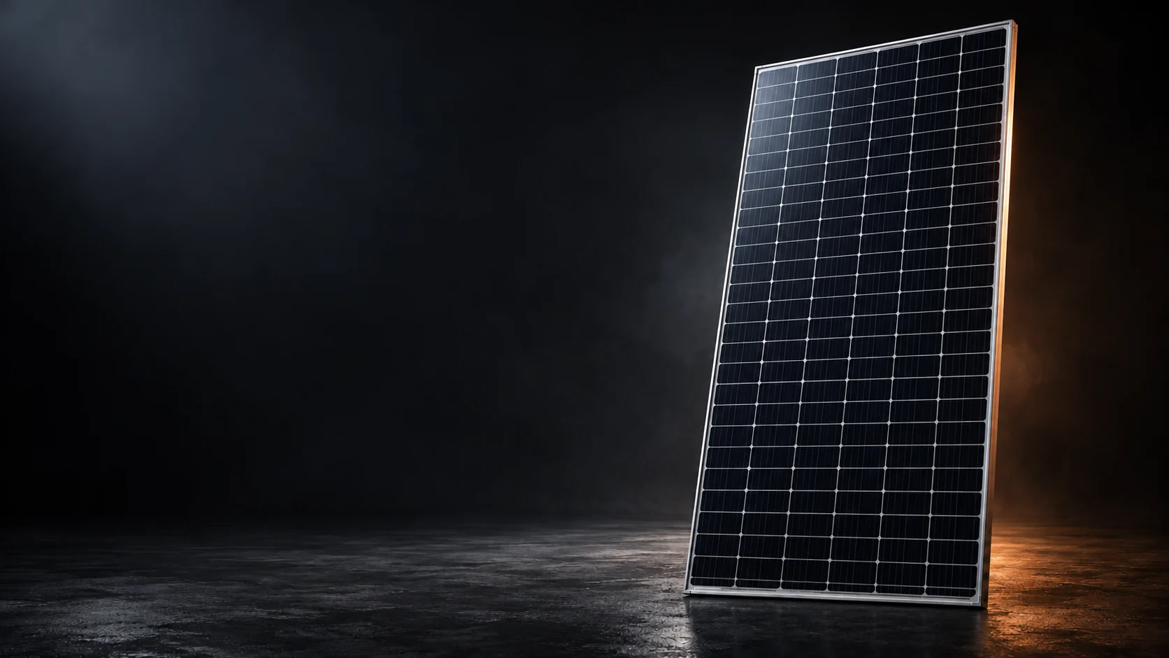 Photorealistic solar-module form concept