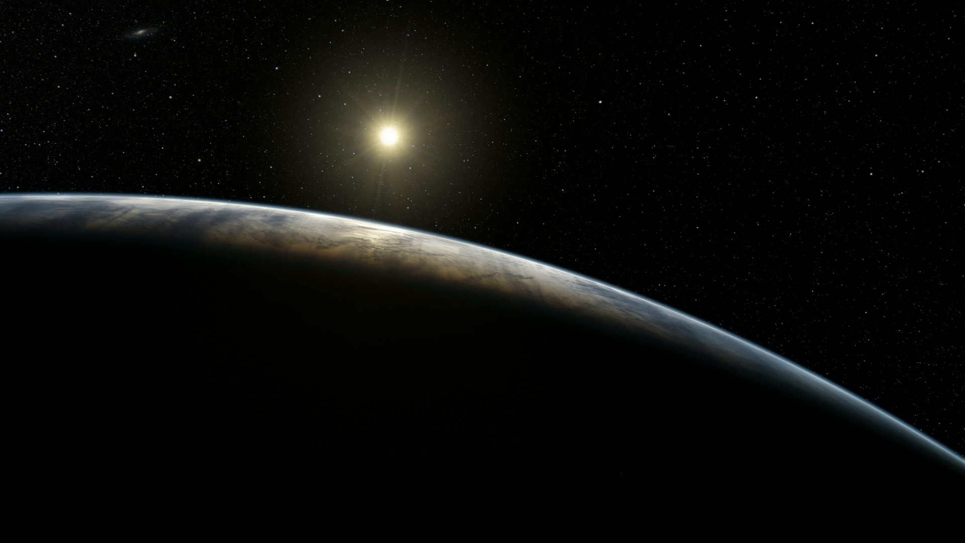 Cinematic orbital sunrise introducing Energy America’s space-to-Earth concept